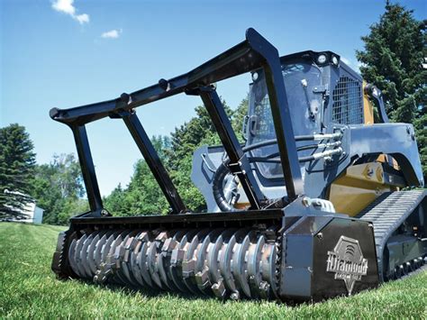 skid steer with drum mulcher for rent|mulcher for rent near me.